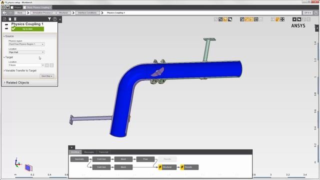 ANSYS AIM: One Way Fluid Structure Interactions Overview смотреть онлайн