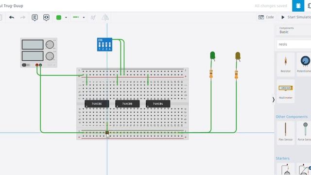 Half Subtractor using Tinkercad смотреть онлайн