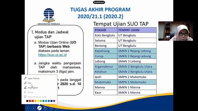 Sosialisasi Kebijakan UAS Take Home Exam (THE) dan TAP Masa 2020.2 смотреть онлайн