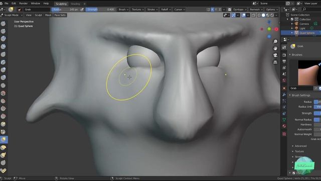 Extraterrestrial | Sculpt Mode in Blender 2.8 смотреть онлайн