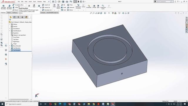 Features in Solidworks basic Part 1 смотреть онлайн