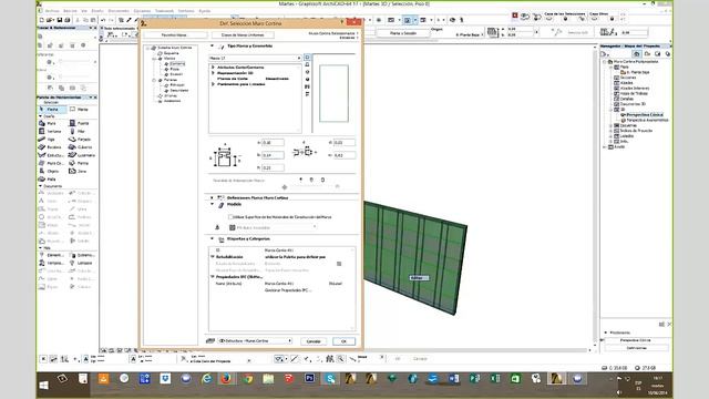 ArchiCAD. Muro Cortina Multipropósito. Parte 1 de 3 смотреть онлайн