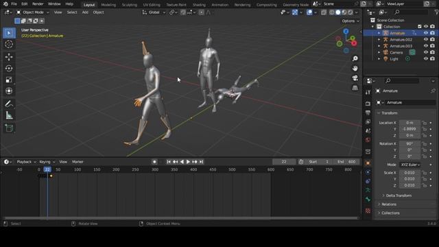 how to combine mixamo animations in blender смотреть онлайн