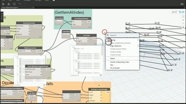 Floors, Walls, Roofs in Dynamo, Revit 6, List Slice & Chop смотреть онлайн