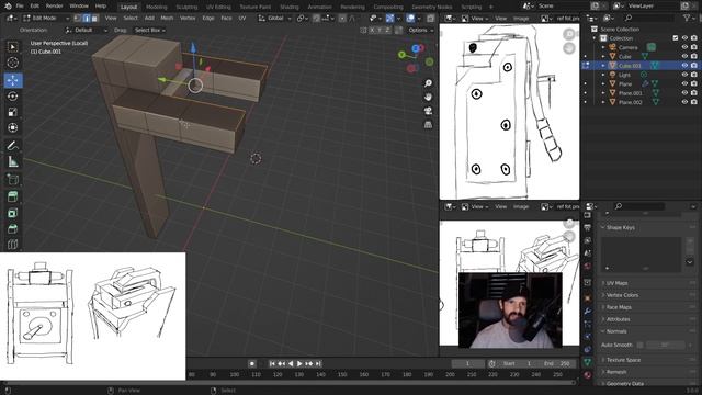 Curso de Modelado Low poly con Blender, con posibilidad de exportar unreal смотреть онлайн