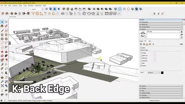 27 SketchUp Essential | Style Edge Setting (part-2) смотреть онлайн