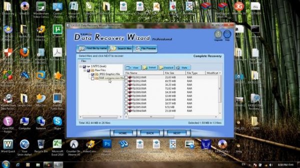 Data recovery from Delete or format file by Data recovery master.