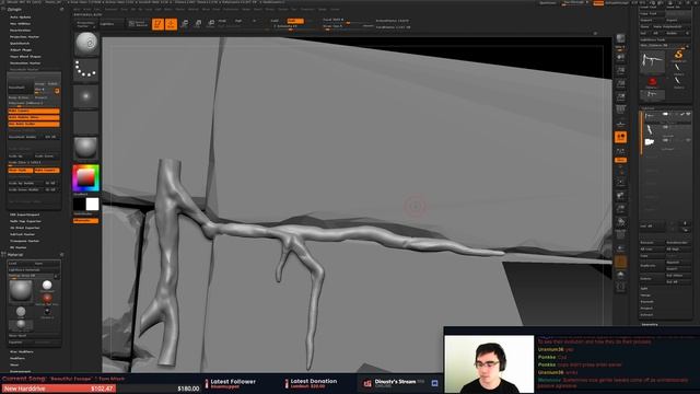 Defining Tree Shapes in Zbrush [EP36] смотреть онлайн