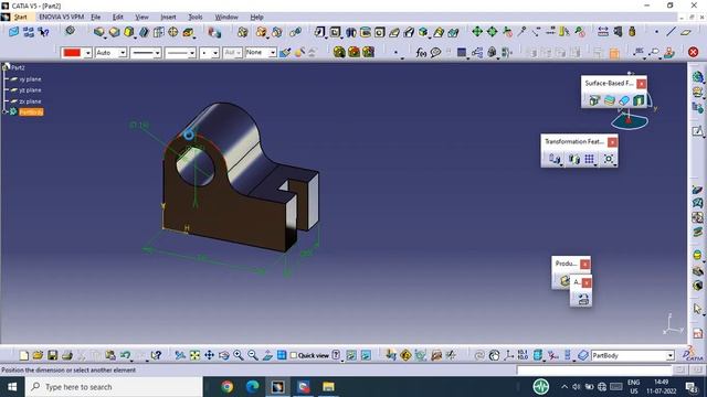 CATIA V5#PART4 MACHINE DRAWING #BY R.A SIR# смотреть онлайн