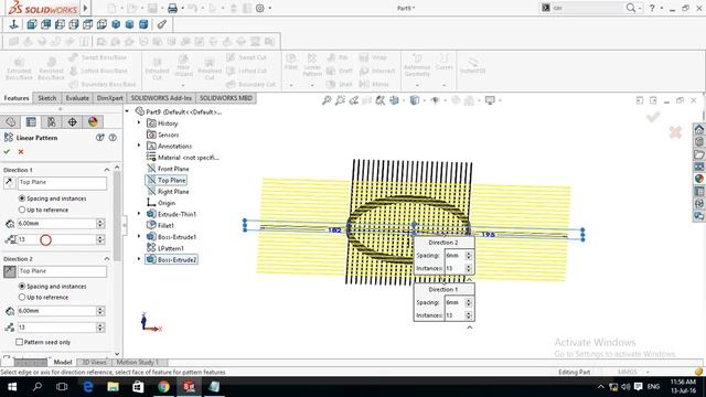 SolidWorks TUtorial Modeling Tennes Racket SolidWorks Tutorial смотреть онлайн