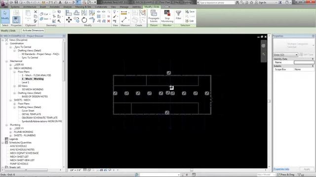 How To Copy/Monitor Grids and Levels for MEP in Revit 2013 смотреть онлайн