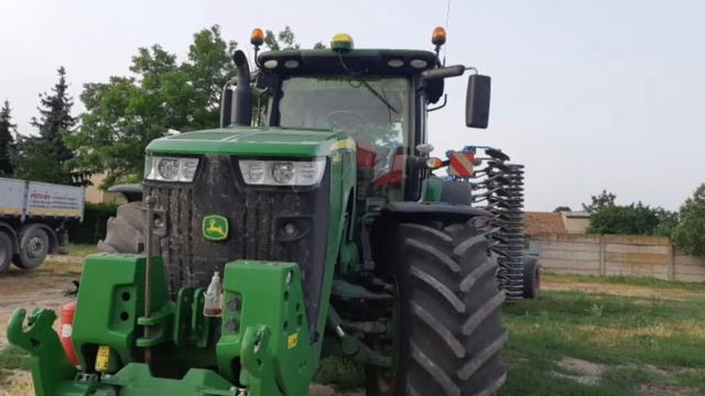 John Deere 8400R+Lemken Rubin 9