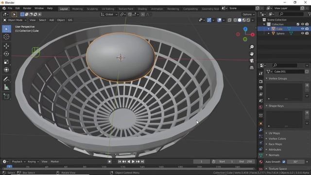 Blender 3.0 - How to make easy plastic vegetables or fruit basket in blender смотреть онлайн
