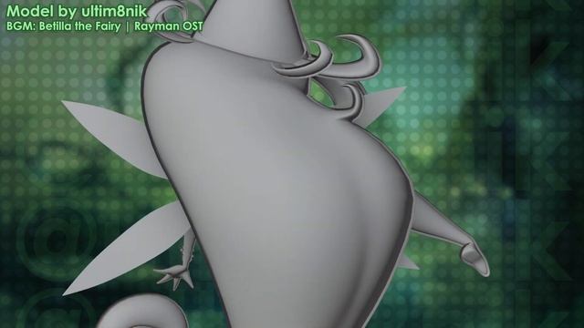 BETILLA THE FAIRY 3D MODEL SHOWCASE | BLENDER #raymanorigins