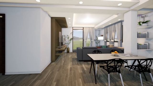 Apartment Interior Design - Revit - Twinmotion смотреть онлайн