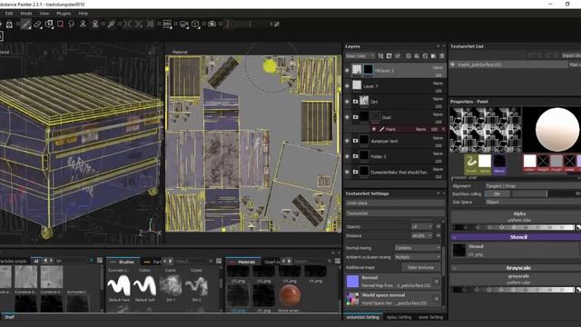 Substance Painter 2 Iray Wireframe Render Tutorial смотреть онлайн