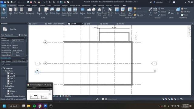 BSC 1210 | Revit Commercial Spaces- Part One смотреть онлайн