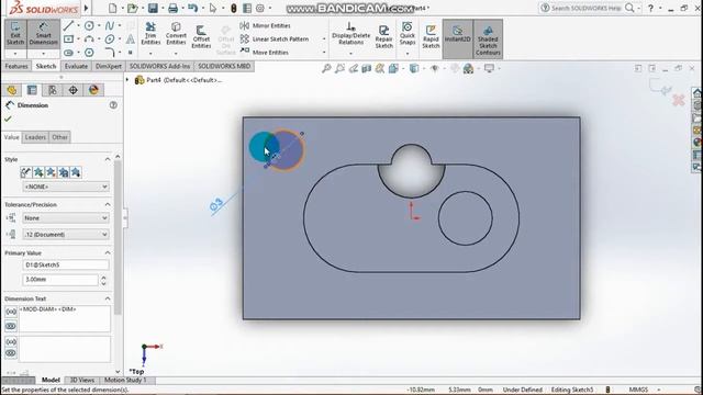 Solidworks Tutorial Sketch Model 6 - Gear Pump Body смотреть онлайн