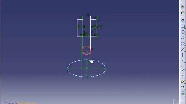 2D - CAM & FOLLOWER IN CATIA смотреть онлайн