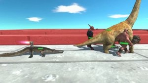 Escape From Machimosaurus - Last Survivor - Animal Revolt Battle Simulator