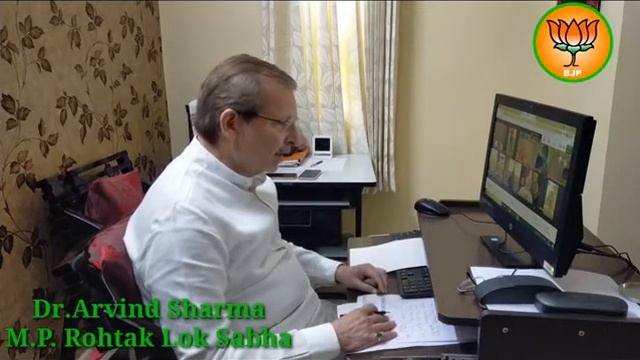 Dr. Arvind Sharma raising the issue of online vaccine registration portal during admin. meeting смотреть онлайн