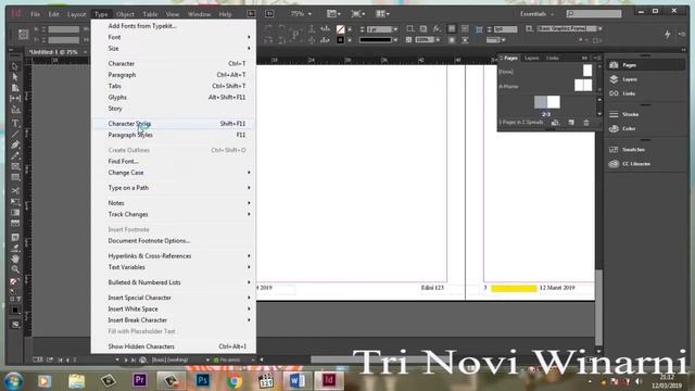 Tutorial halaman majalah menggunakan Adobe Indesign cc 2015 смотреть онлайн