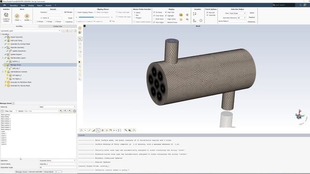 ANSYS Fluent Meshing: jak zredukować liczbę elementów siatki MultiZone