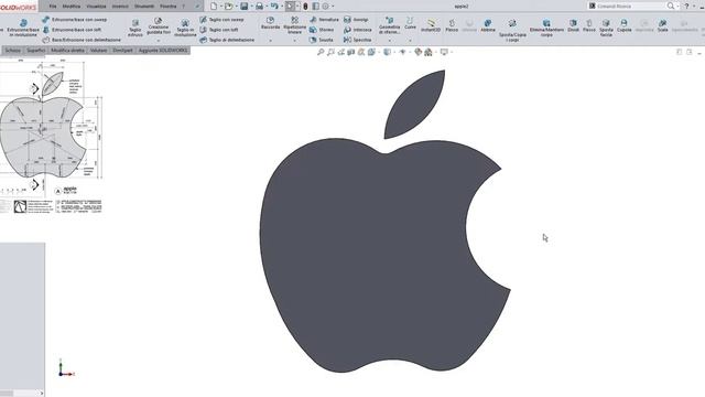 Apple logo SolidWorks смотреть онлайн