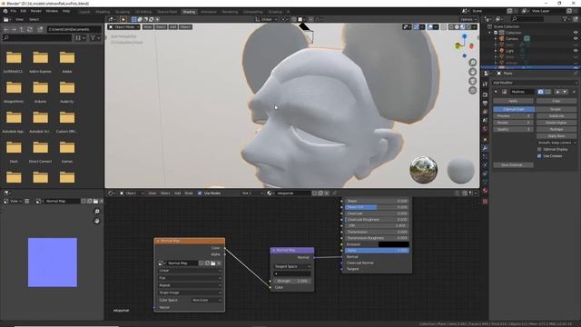 Learning Blender 2.81: Detail Mapping Part 1 смотреть онлайн