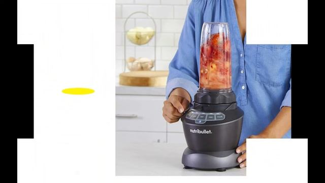 NutriBullet ZNBF30400Z Blender 1200 Watts, 1200W, Dark Gray||best juicer 2022 смотреть онлайн