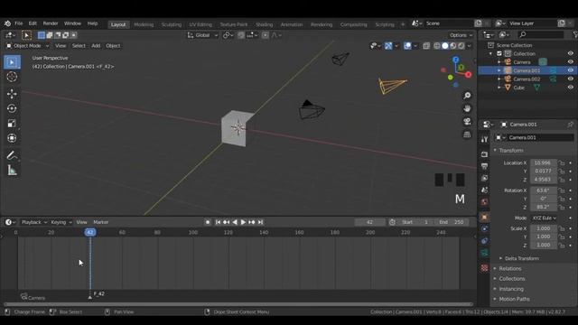 Blender 3D - How to Switch between Multiple Cameras in 1 Minute смотреть онлайн