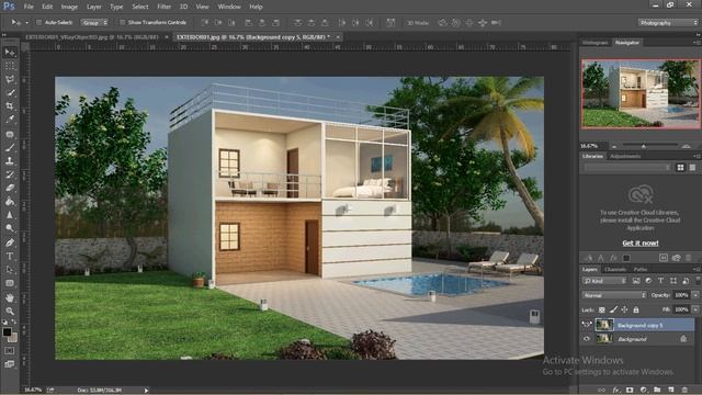 3DS MAX RENDER ELEMENT EDITING IN PHOTOSHOP смотреть онлайн