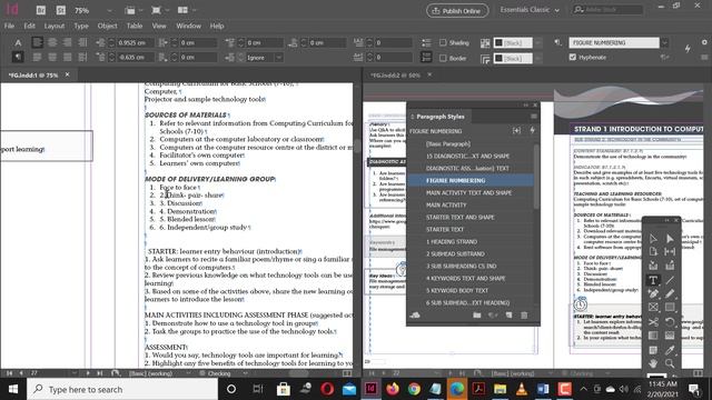INDESIGN Bullet and numbering смотреть онлайн