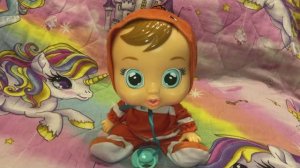 Край бебис Флипи кукла рыбка Cry Babies Flipy рыбка клоун плачущий младенец пупс плакса Обзор