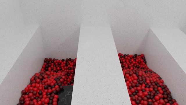 25 000 Balls in the room - Blender Cycle - Rigid body simulation смотреть онлайн