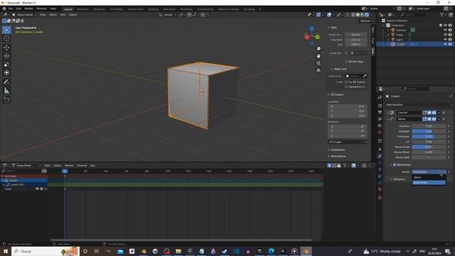 Blender 4.1 Tutorial - How to Add Noise and animate Grease Pencil Line Art смотреть онлайн