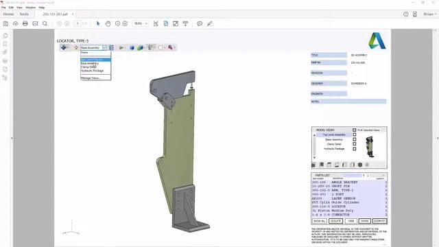 How to export 3D pdf file in INVENTOR смотреть онлайн