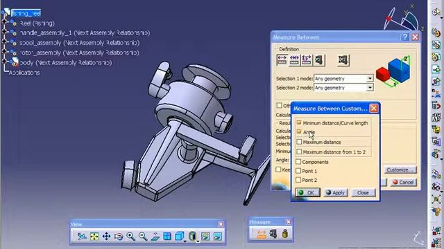 CATIA V5 Tutorial - Measure Between [84] смотреть онлайн