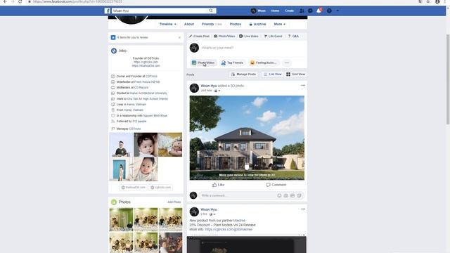 How to create 3D Photos for Facebook with 3dsmax Render смотреть онлайн