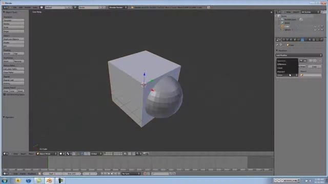 Blender 3D - How to use the Boolean Modifier смотреть онлайн