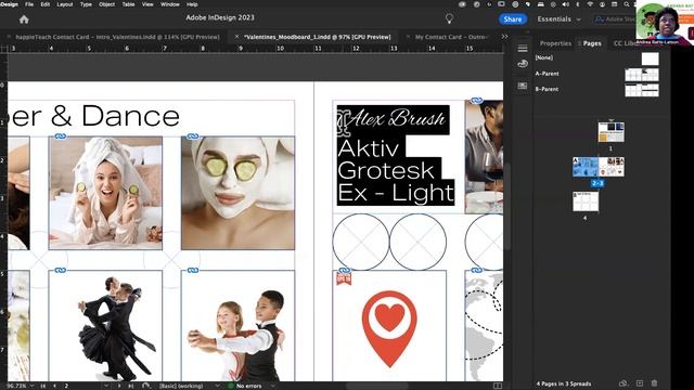 Let's create a mood board with InDesign смотреть онлайн