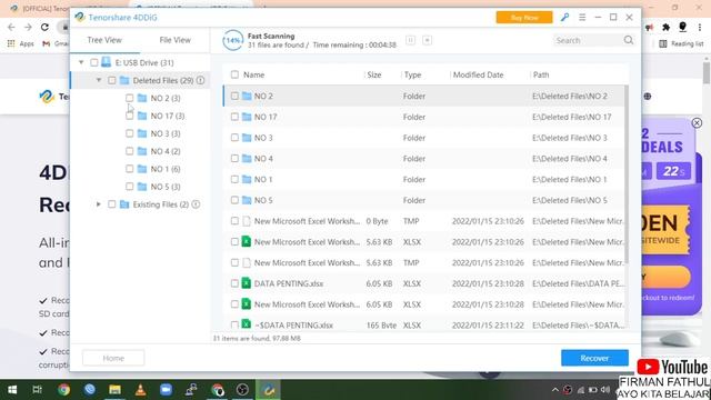 Cara Recovery File Excel, Word, dan file penting lainnya dengan Tenorshare 4DDiG смотреть онлайн