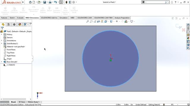how to use shell feature in SolidWorks 2019 смотреть онлайн