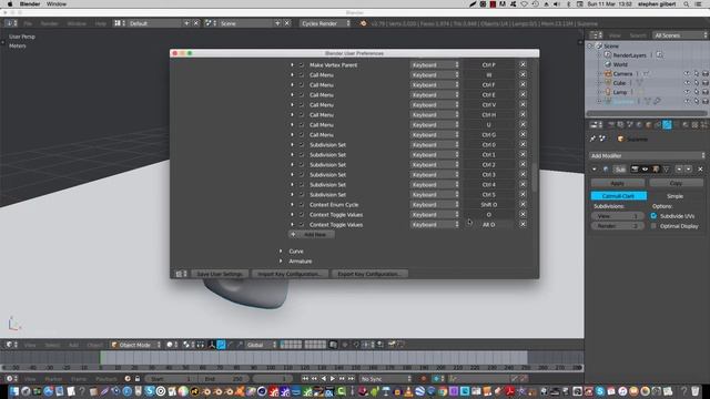 Blender 2.79a specials menu shortcut key edit смотреть онлайн