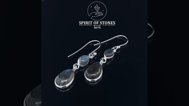 730161LABRA Ohrringe Labradorit aus 925 Sterling Silber www.spiritofstones.de смотреть онлайн