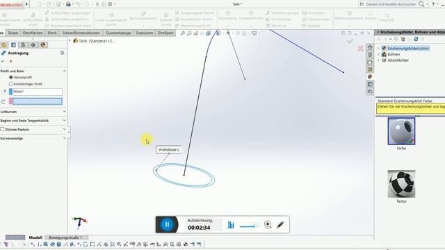 Solidworks - Rohr herstellen смотреть онлайн