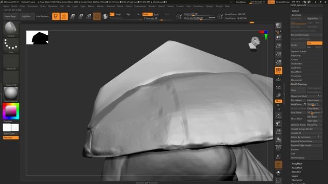 Dwarf Bust High Poly in ZBrush | ArtPackStore смотреть онлайн