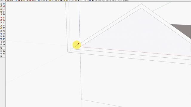 How to model a roof with a fixed pitch in Sketchup