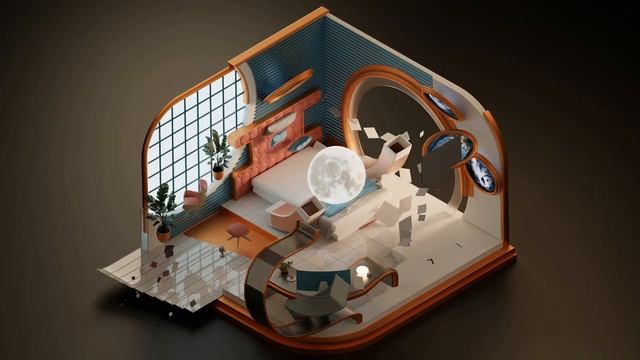 Animated Rooms | 3d Animation | Blender смотреть онлайн