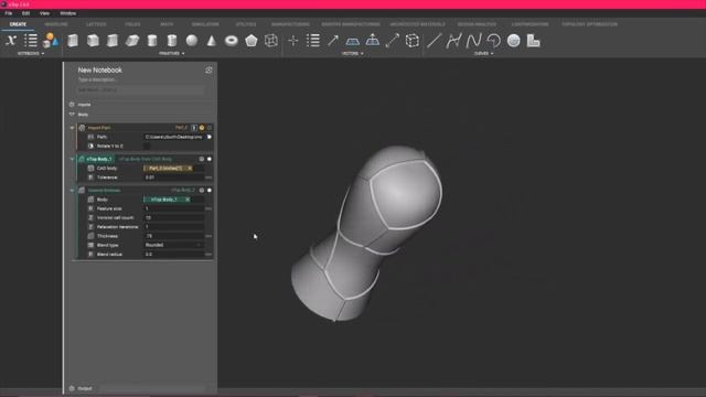 Use NTopology to create a Voronoi screwdriver handle grip and sent it to a 3d printer! смотреть онлайн